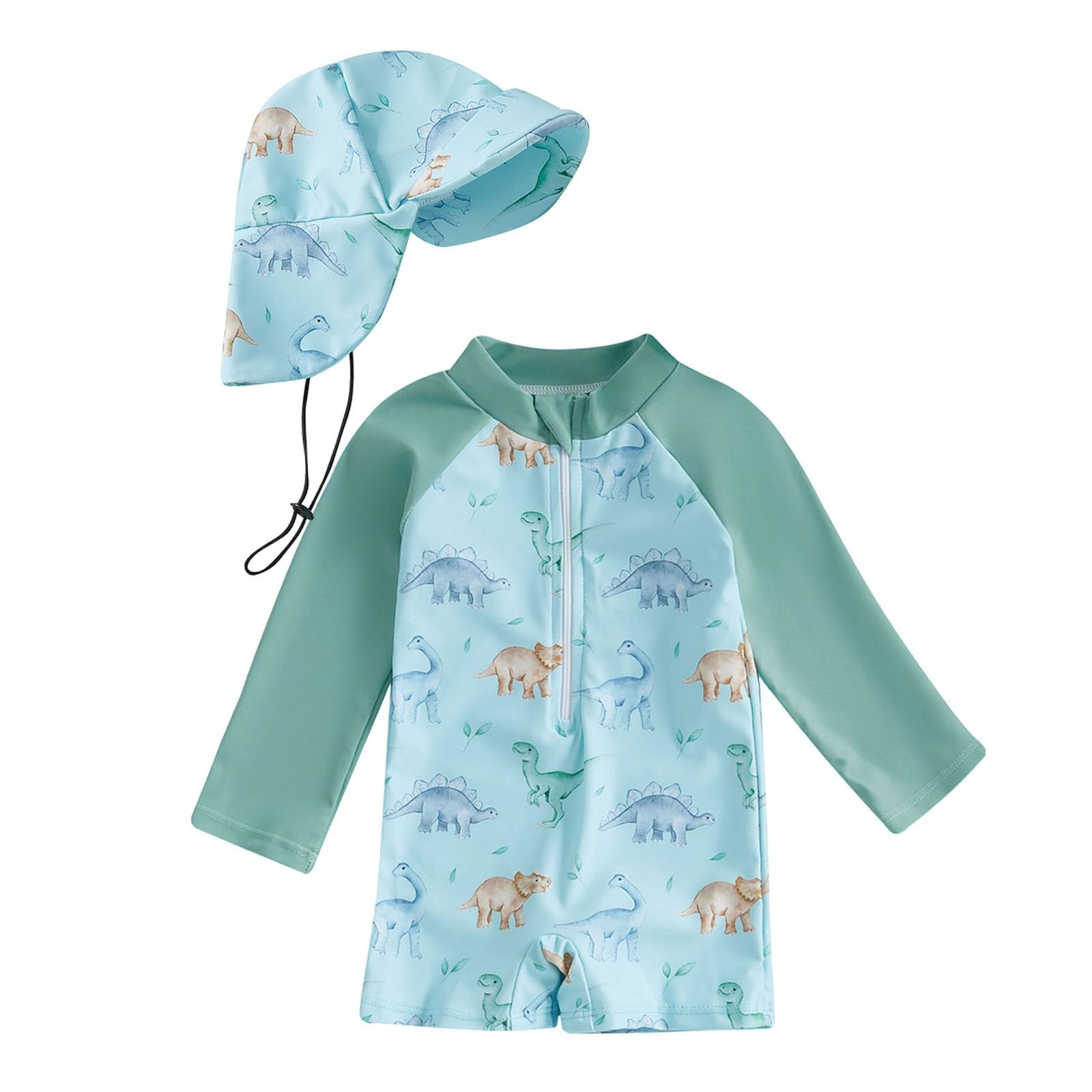 Generisch Rash Guard badpak voor kleine kinderen, lange