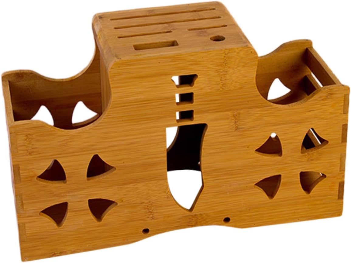Bamboo Cutter Stand Kitchen Knife Holder under Cabinet Knife Holder Organize Your Kitchen