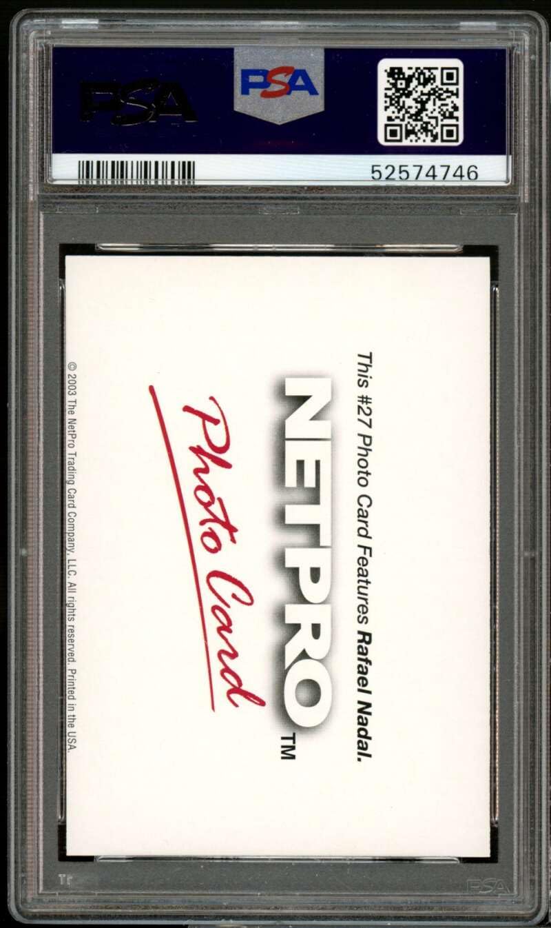 2003 NETPRO Rafael Nadal ルーキーカード Amazon.com: Rafael Nadal Tennis Rookie Card 2003 Netpro #27