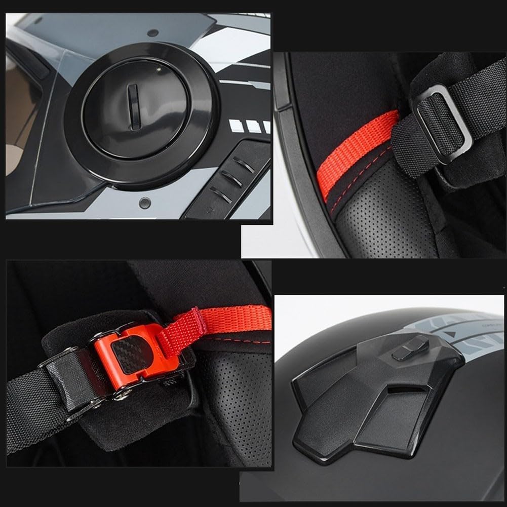 Casco Jet da Moto con Bluetooth Integrato e omologazione ECE/DOT, Casco Jet da Scooter Personalizzato per Donne, Uomini e Adulti con Doppia Visiera F,L=56-57cm