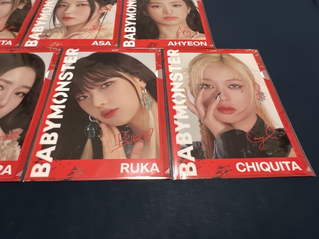 Amazon.co.jp: BABYMONSTER Clear File 7 Piece Complete Set
