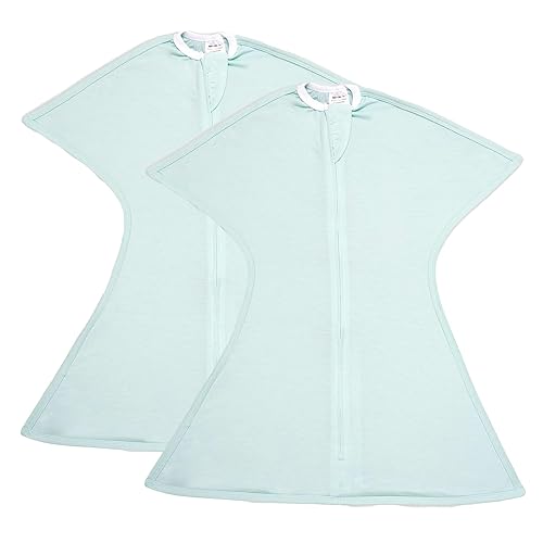 SleepingBaby Zipadee-Zip Manta de Transición para Envolver - Acogedora Manta para Envolver Bebé con Conveniencia de Cremallera - Manta Vestible