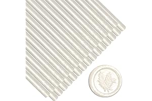 Seal Your Letters with Elegance: ONWINPOR Pearl White Wax Seal Sticks Glue Gun