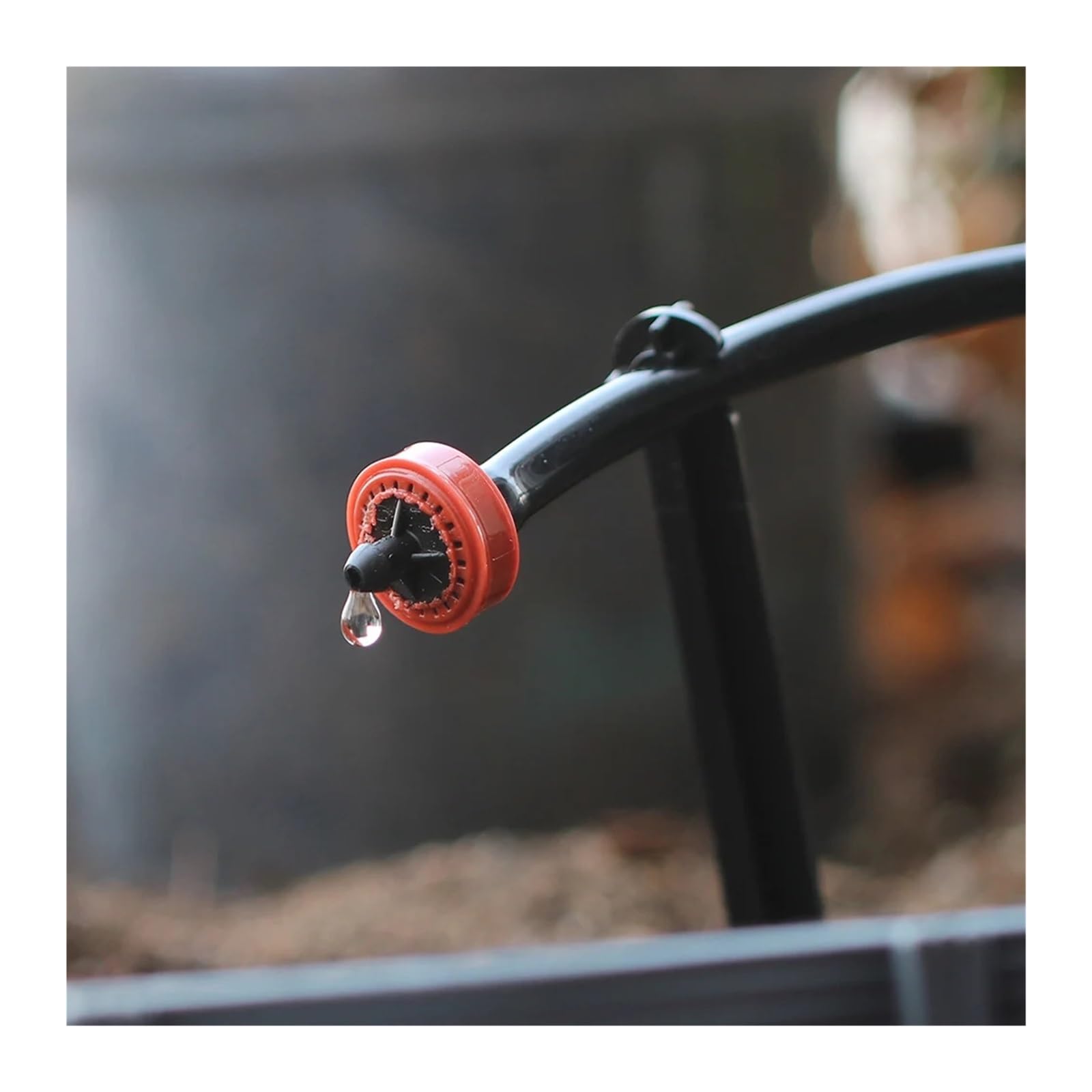 50/100PCS 2L 4L 8L/H Gocciolatore con compensazione della pressione 4/7mm Tubo Puncher di irrigazione del prato da giardino agricolo Flusso costante(2L Dripper-100pcs)