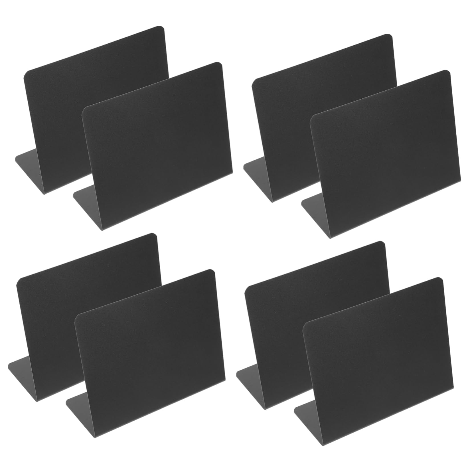 DOITOOL 4 Juegos Tablero de Mensajes Borrable Mesas Carteles de Pizarra con Marcadores y Paños Bodas Fiestas