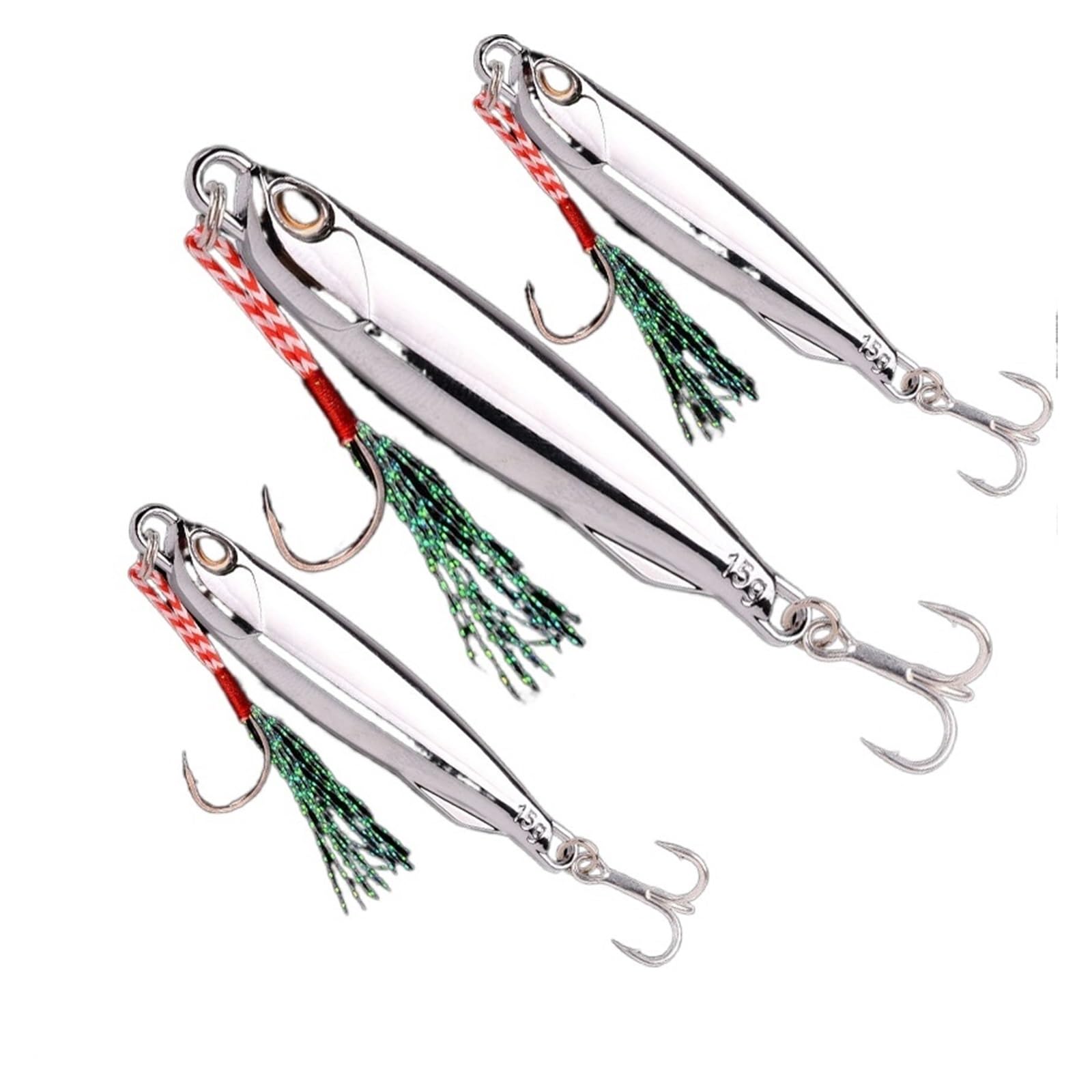 XILILHC 6pc 7.7cm 30g Plongée Profonde Grand Gabarit en Métal Leurre De Pêche Wobbler Artificiel Appât Dur Manivelle Bar De Mer Brochet Perche Matériel De Pêche