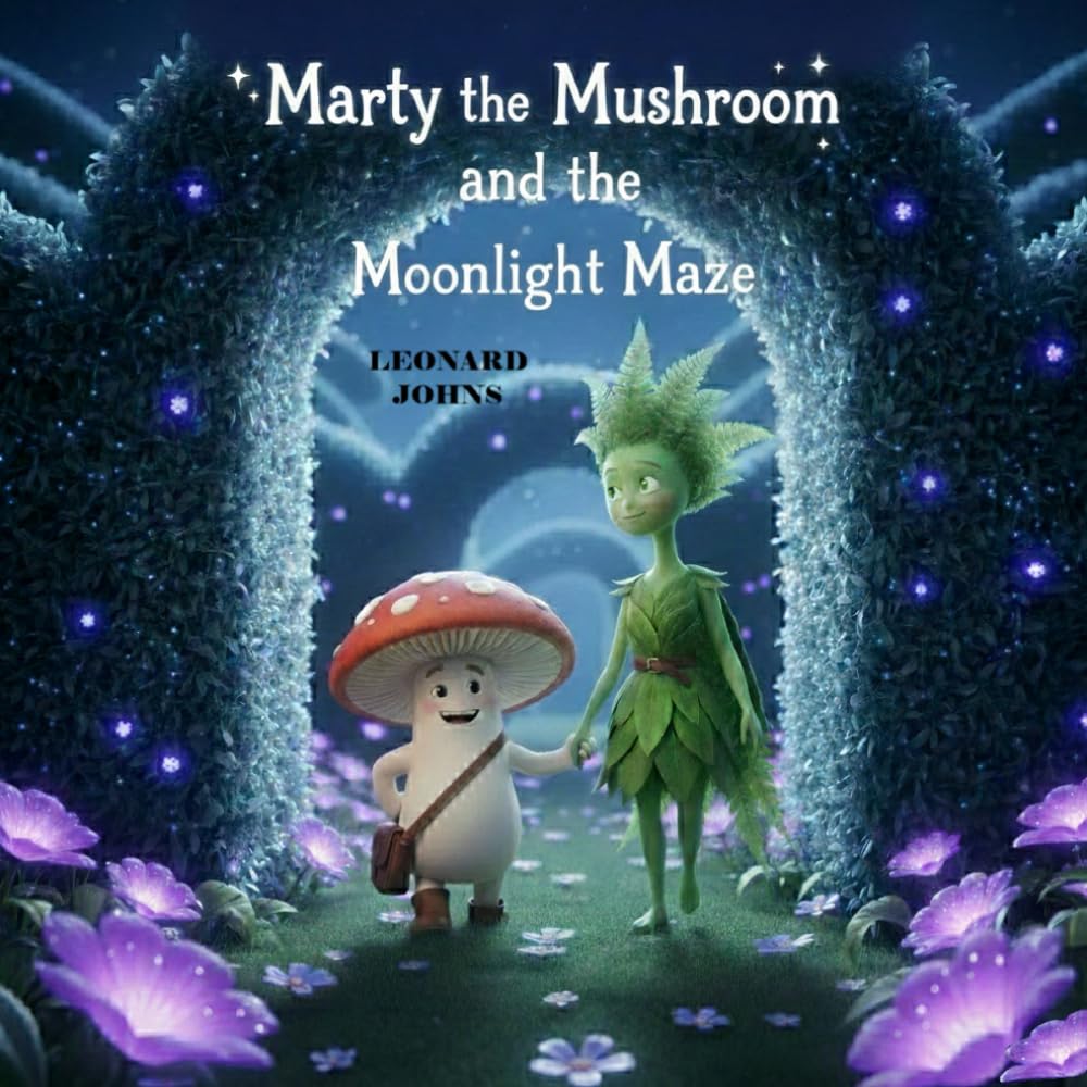 Marty the Mushroom and the Moonlight Maze (Marty the Mushroom Series of Books)