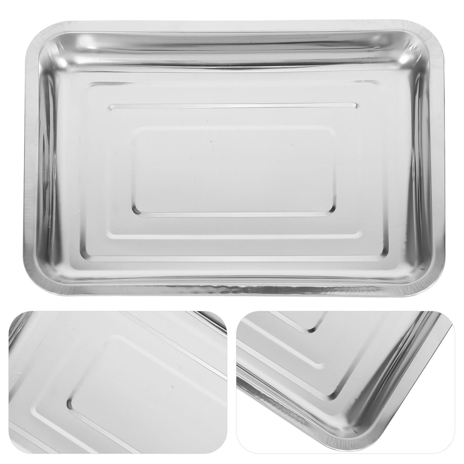 TOYANDONA 8 Piezas Bandeja de Germinación para Semillas de Acero Inoxidable, Apilable