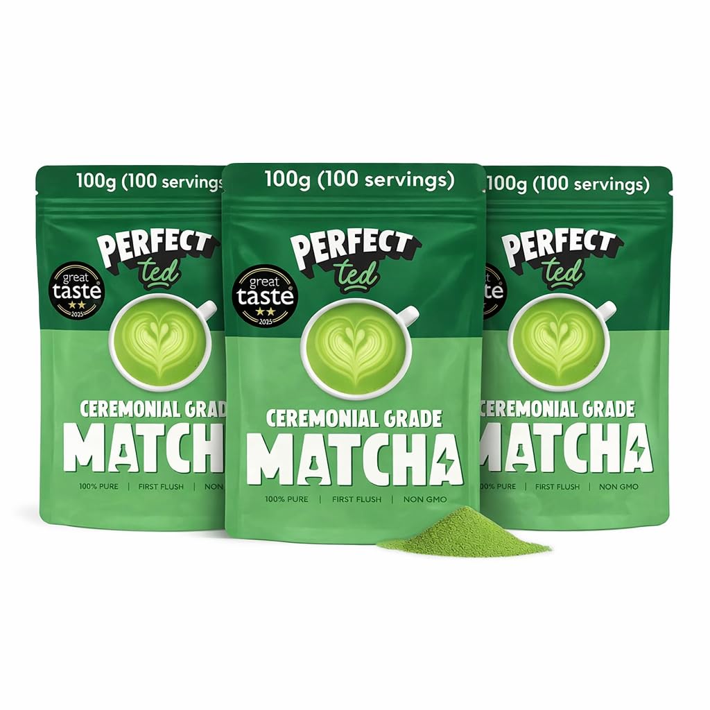 PerfectTed Organic Matcha Powder, Ceremonial Grade Japanese, 30g (30 Servings), Perfect for Lattes & Smoothies | Premium Matcha Fuel | with L-Theanine | Antioxidants | Vegan | Gluten-Free — view 10