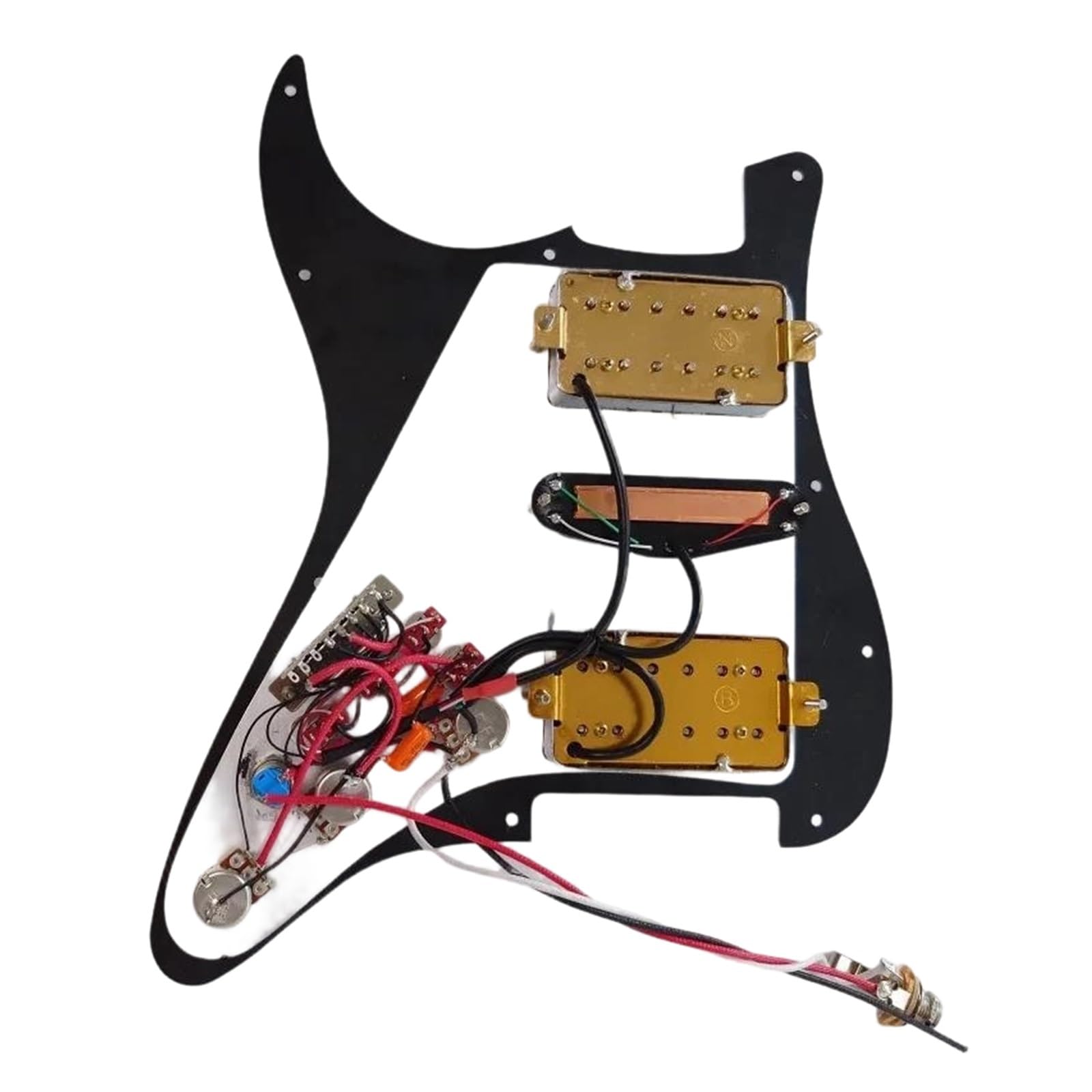 Il Set Di Pickup Battipenna Precablato HSH Per Chitarre Elettriche Include Humbucker Cromati Pickup Per Battipenna Della Chitarra