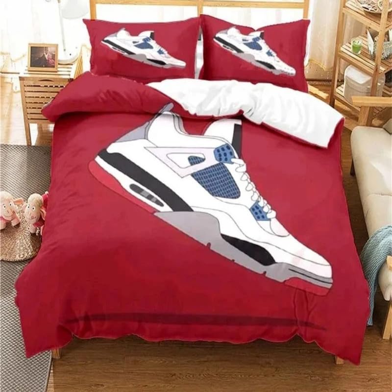 Housse de couette 240 x 260 microfibre anti-plis pour grand lit