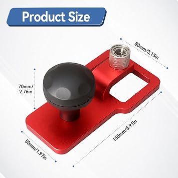 Desktop Vertical Drill Positioner, Precision Vertical Drilling Guide Set Drill Guide for Straight Holes Portable Straight Hole Positioning Guides for Cabinet Handmade Projects Crafting (20mm)
