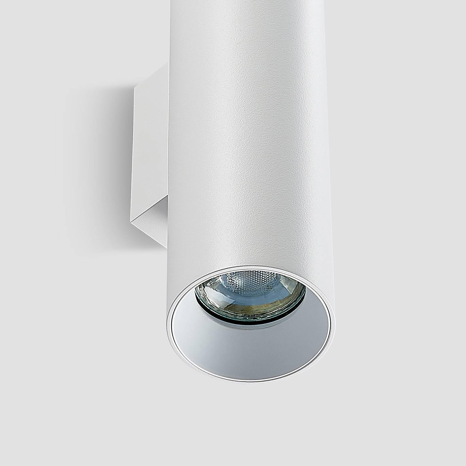 Arcchio Wandleuchte, Wandlampe Innen Brinja (Modern) in Weiß aus Aluminium (2 flammig GU10) - Wandstrahler Wandbeleuchtung Schlafzimmer/Wohnzimmer Flurleuchte