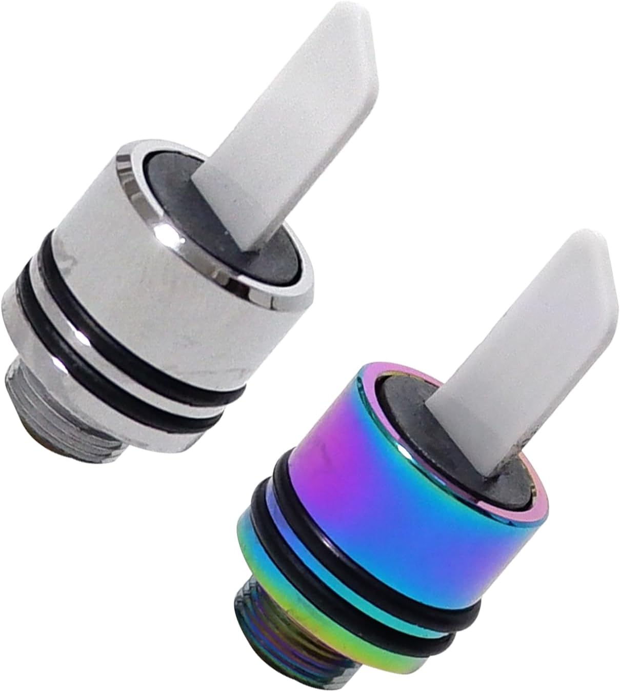 2 Pack Ceramic Hot Knife Tip are Heating Multi-Tool for Slicing Wax or Viscous oil etc (Colour & Silver)