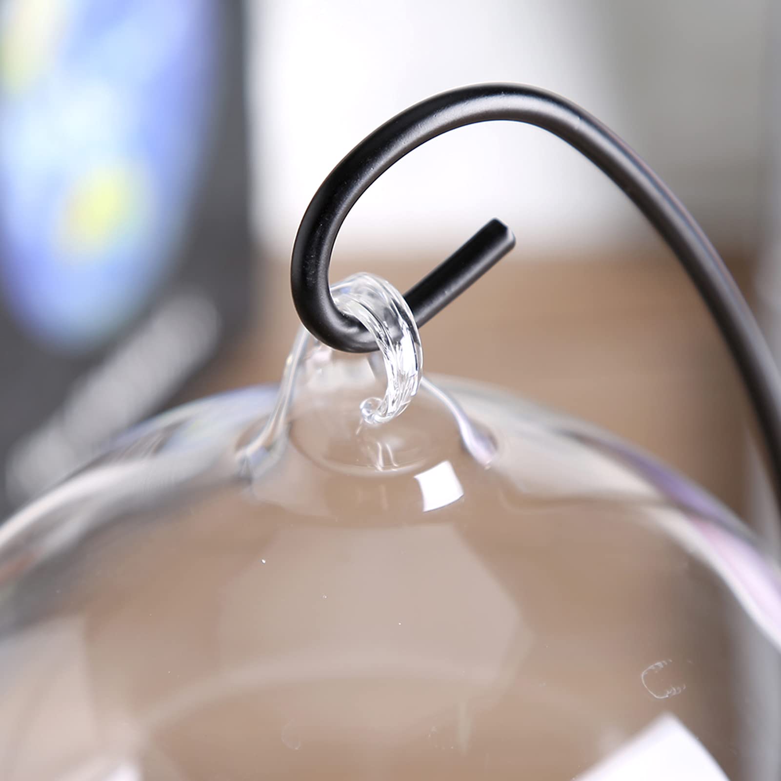 Vidrio De Borosilicato, Jarrón De Vidrio Colgante, Terrario Grande Con Marco Para Plantas De Aire, Jardineras Suculentas