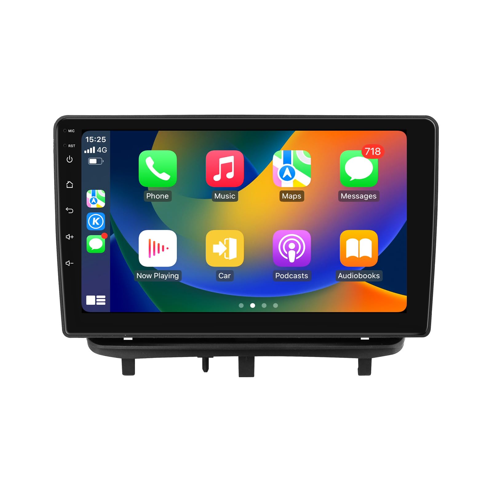 Ossuret Radio samochodowe do Opel Corsa D (2007-2012), 9 cali Android 13 ekran dotykowy 2+32 GB GPS nawigacja z Carplay Android Auto WiFi Bluetooth sterowanie kierownicą DSP USB TPMS OBD2