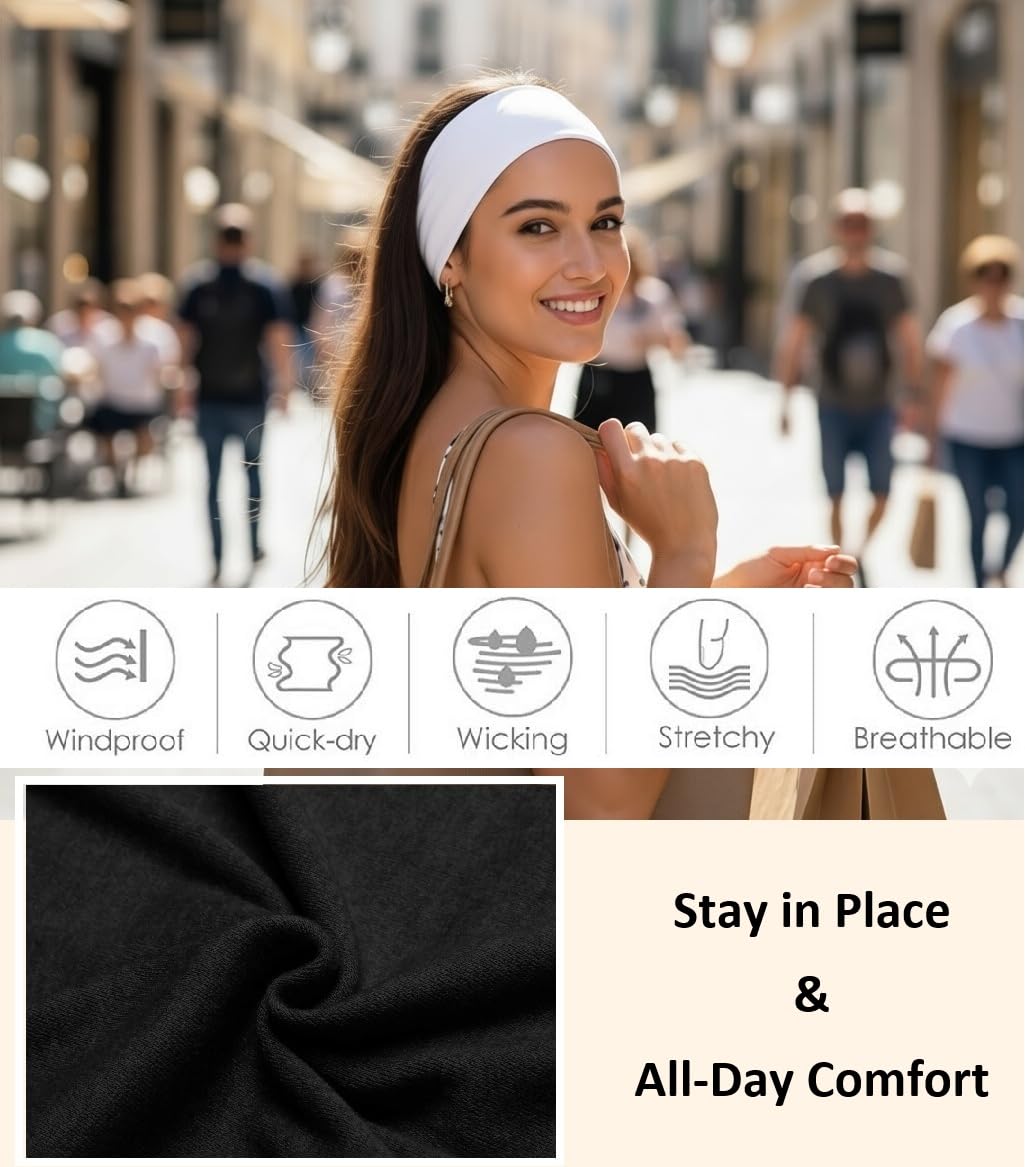 Headbands for Women Non Slip Sports Headband Fashion Hair Accessories image 5