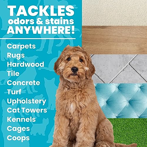 image for Unique Pet Odor and Stain Eliminator Liquid Concentrate - Makes Over 2