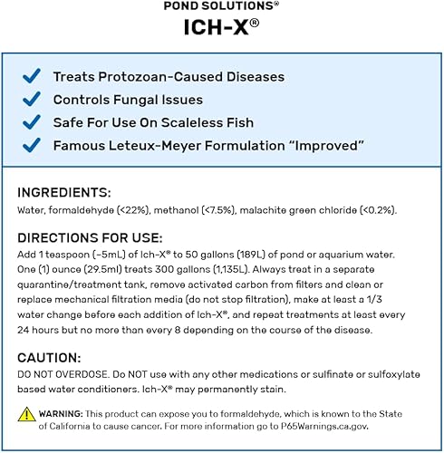 Hikari Usa AHK73214 Ich-X for Aquarium, 4-Ounce