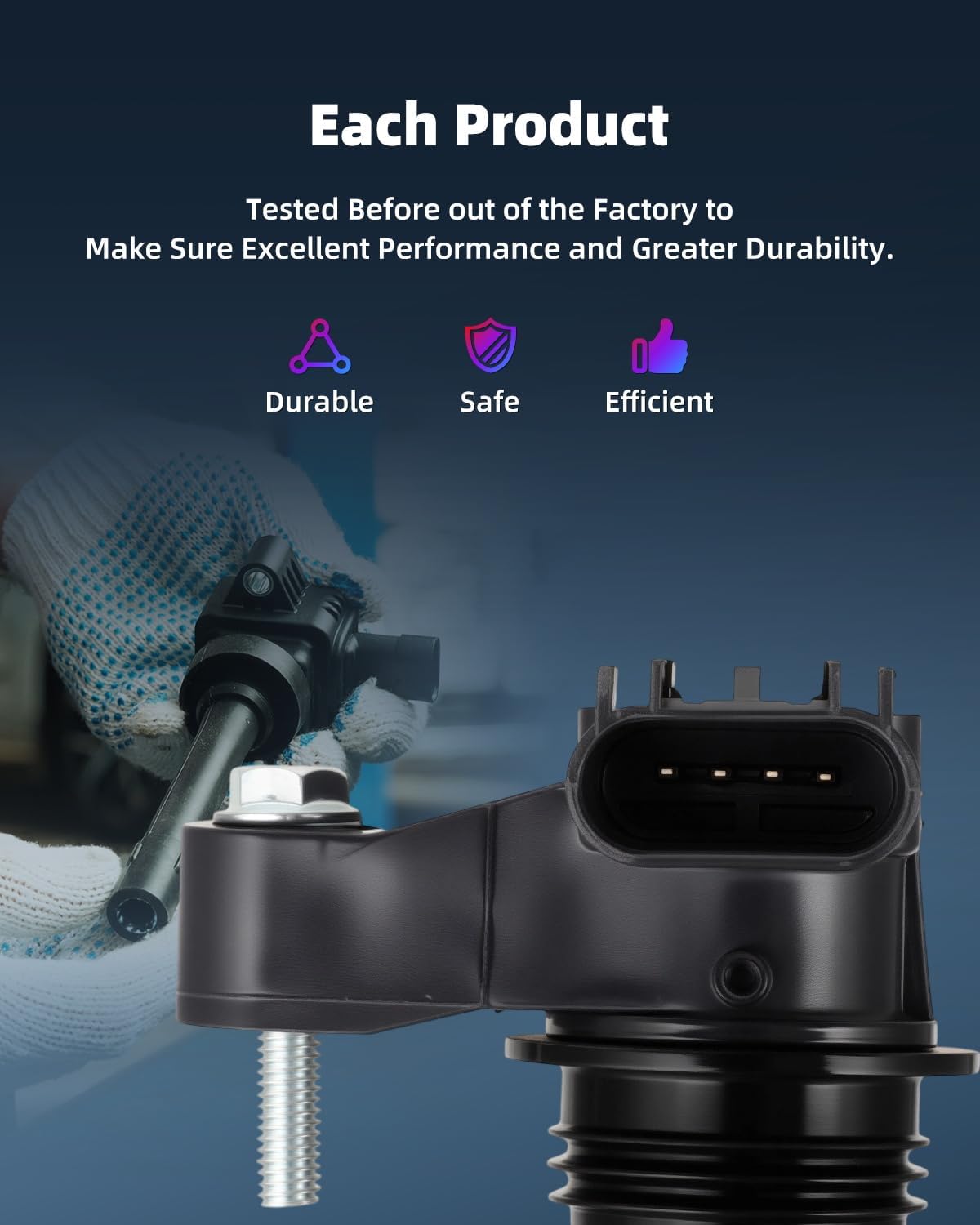 ECCPP ignition coil coils UF569 4 PCS,for GMC Terrain 3.6L 2013-2015,for Chevrolet Traverse 3.6L 2010-2016,for Cadillac XTS 3.6L,for Buick for LaCrosse 3.6L 2010-2015 UF569 ‎C1555 5c1612 Ic019