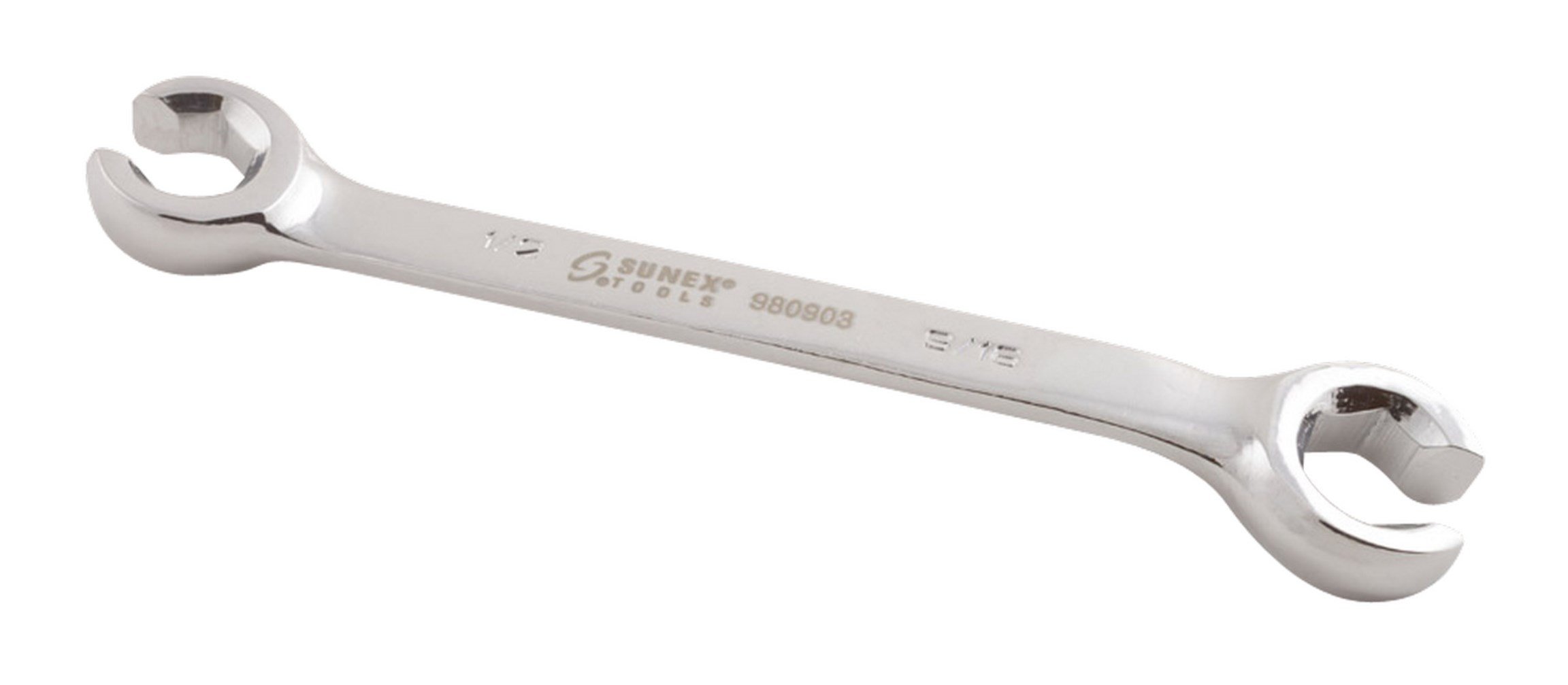 Sunex 980903 1/2" by 9/16" Fully Polished Flare Nut Wrench