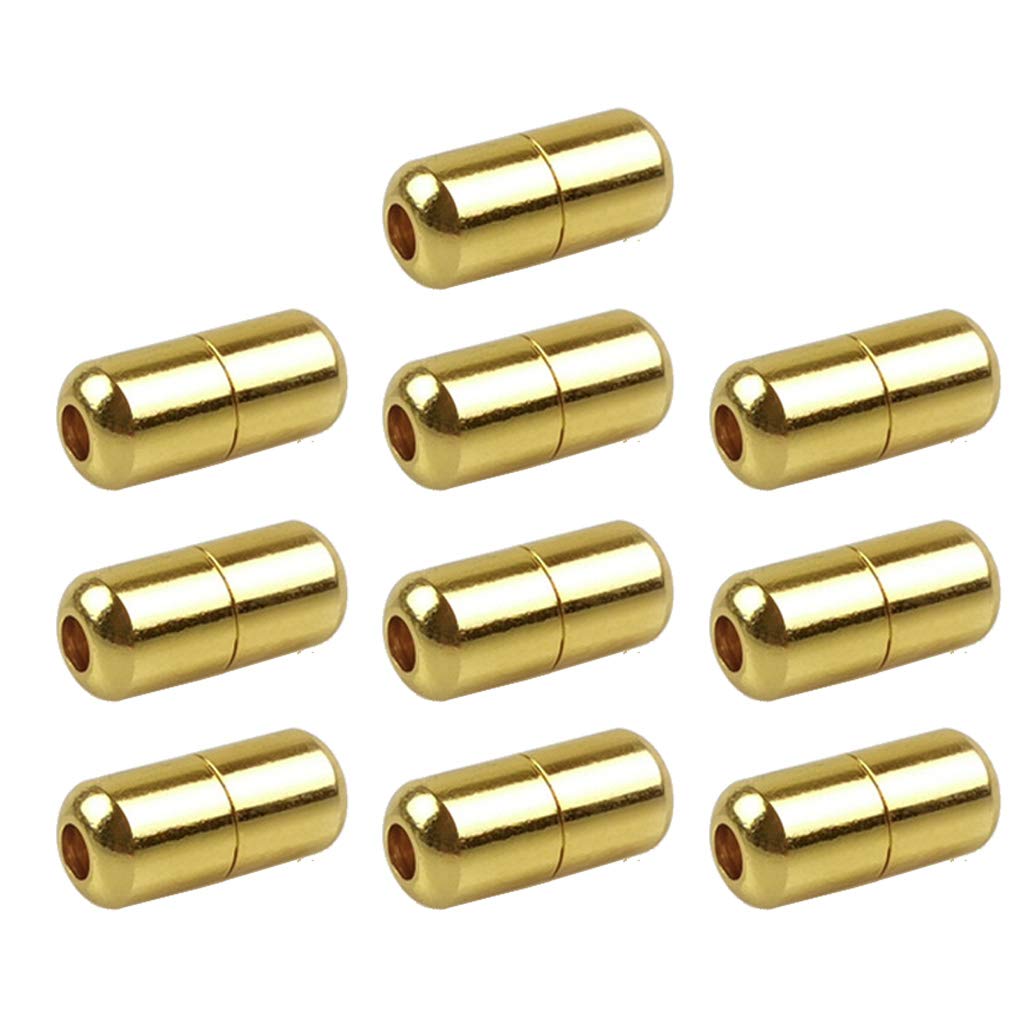 Cehtk Gold 10 Elastic Laces Clasps Metal Capsuled Buckles Tip Ends Not Tie Shoelaces Tielesses Elastic Lazy Shoelace Accessory