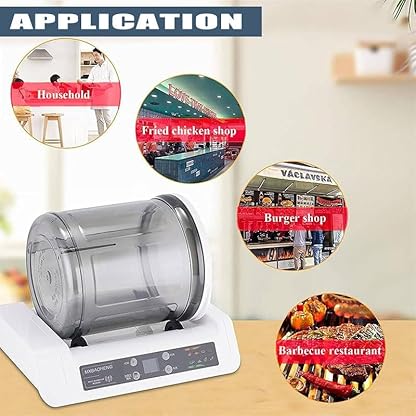 Lakenbroade Elektrische Vakuum-Lebensmittel-Tumbling-Maschine Multi-Marinator Automatische LCD Intelligente Hamburger-Beizmaschine Kommerzieller Haushalt – Bild 3