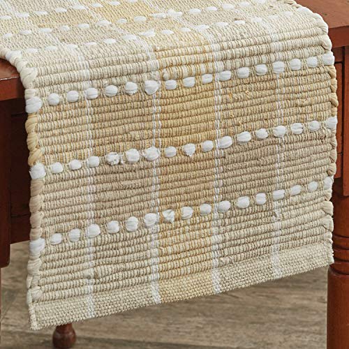 Park Designs Cocoa Butter Chindi Table Runner 13''X36''