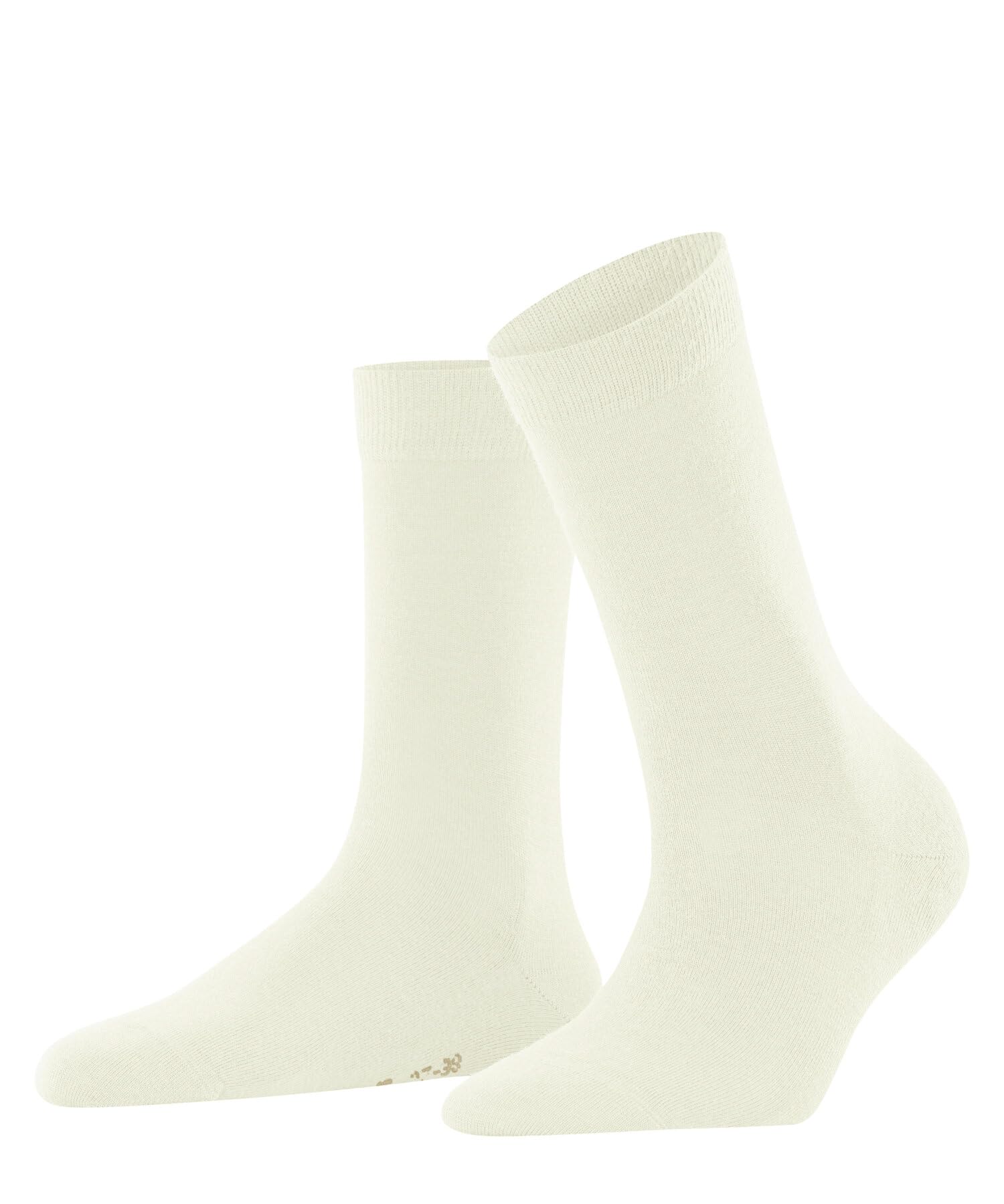 FALKE Women's Softmerino W So Wool Cotton Plain 1 Pair Socks, White Off-White 2040, 5.5-6.5
