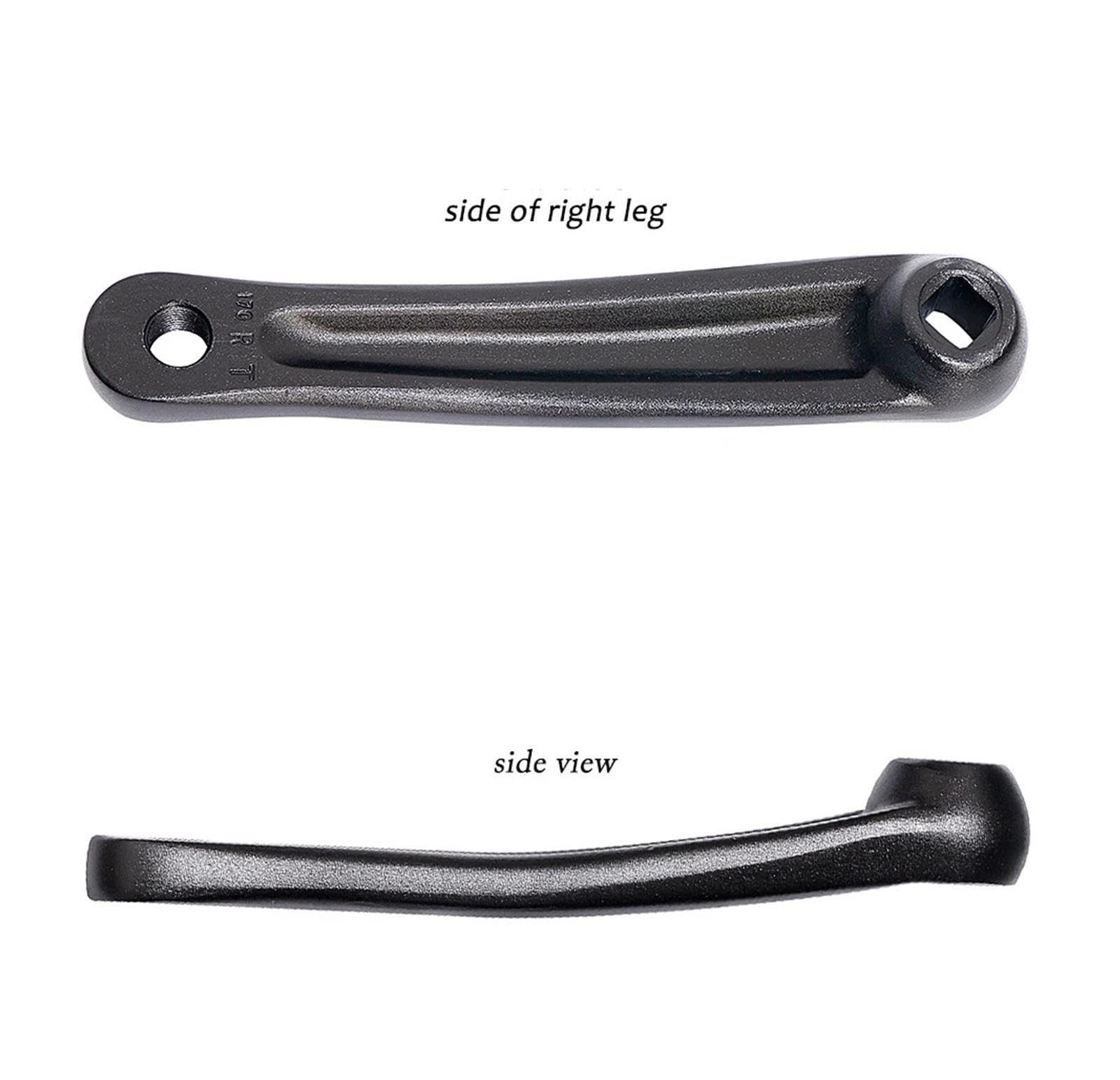 Genérico Brazos de biela Bici Ejercicio, 170mm izq. Der. rombo