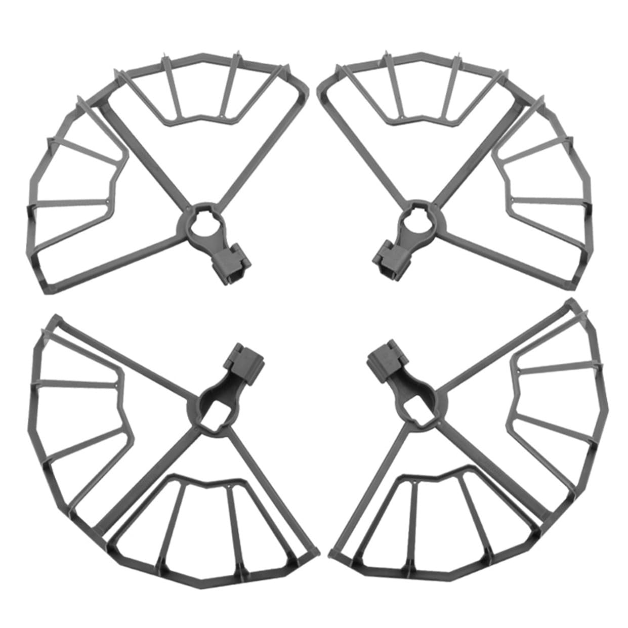 UKCOCO 4 Piezas de Hélices para Drones Zoom de Accesorios Anticolisión y Prácticos Instalación sin Herramientas Compatible con Drones