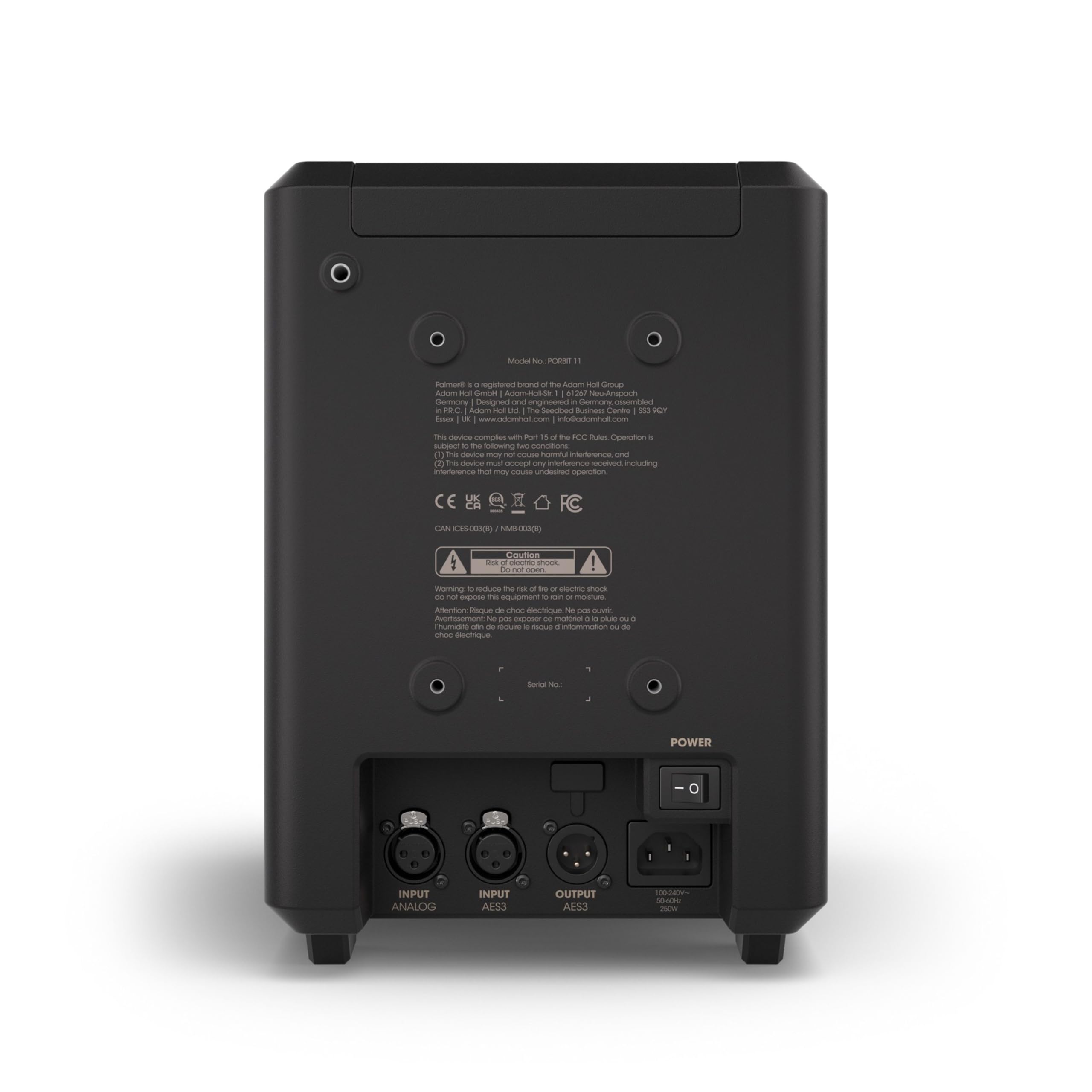 Palmer Orbit 11 Black - Aktiver Studiomonitor