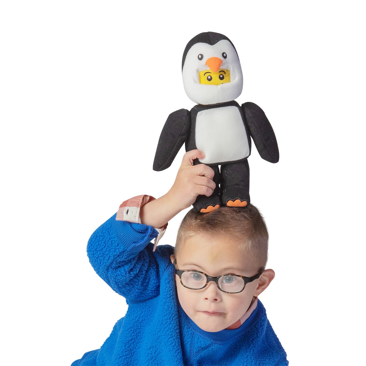 Lego Minifigure pingwin chłopiec 17,78 cm pluszowa postać