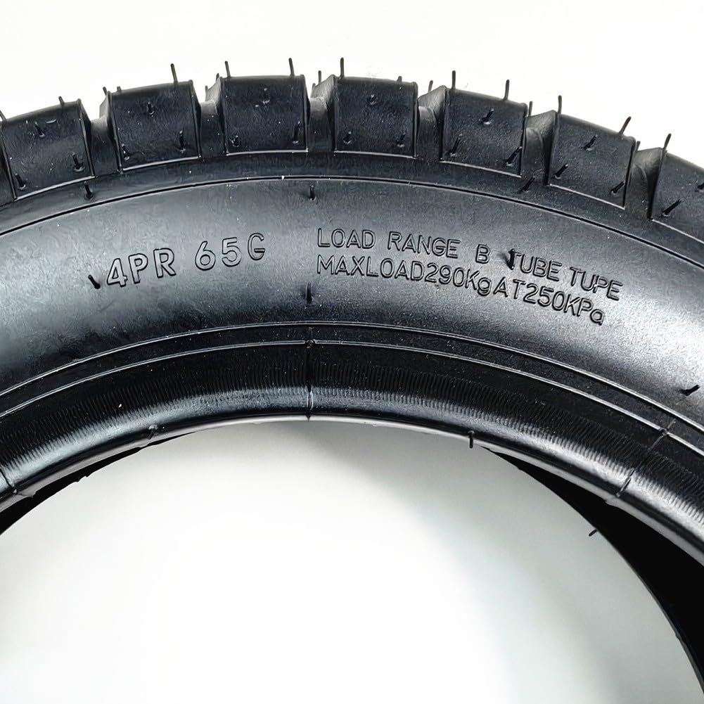 Kit di pneumatici e camera d'aria per bici elettrica, 16 x 4,0, con valvola diritta, in gomma resistente per ruote da 12", parti di ricambio ad alta capacità di carico (un kit)