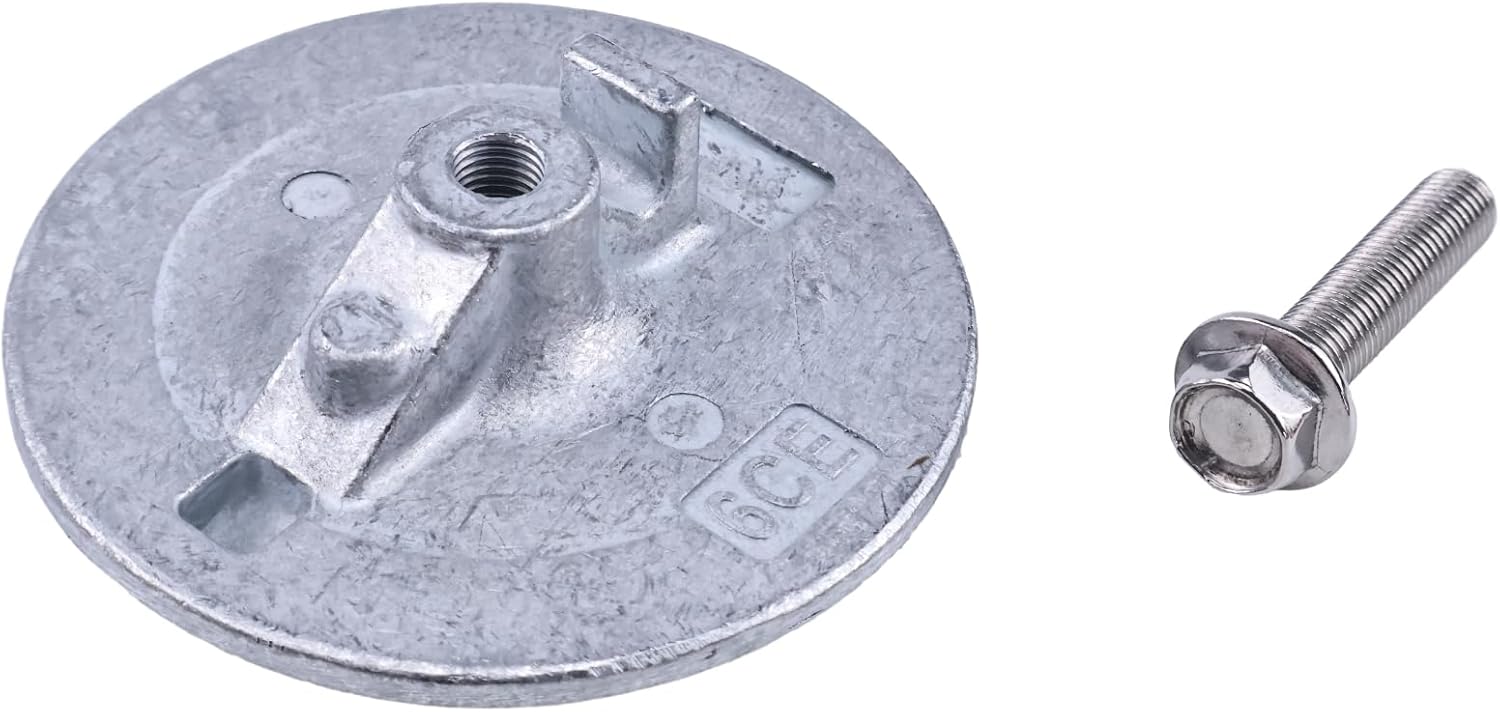 6CE-45373-00 Flat Trim Tab Anode Compatible with Yamaha Outboard Motor F70-F100 F200 F225 F250/B 200HP 225HP 250HP 275HP 300HP