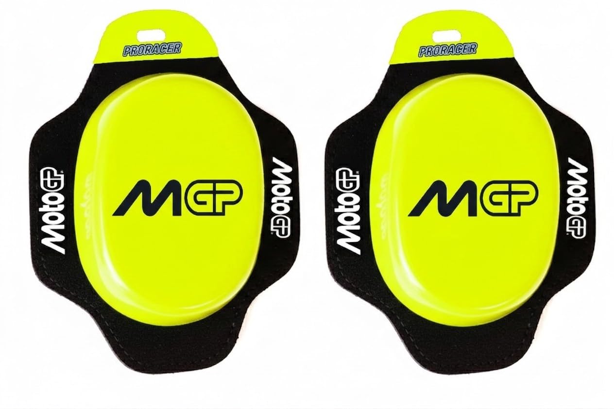Ginoccho a pretezione Ginocchiera Saponetta per tuta con logo (1, Giallo neon, Taglia unica)