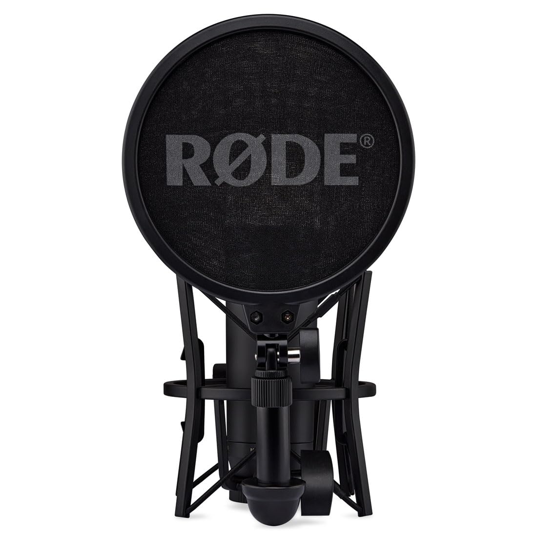 Rode NT1 5th Generation Black XLR USB Studio-Mikrofon Schwarz + keepdrum Mikrofonständer
