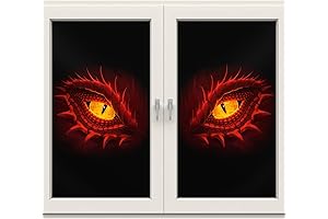 Tatuo Halloween Window Cover Spooky Eyes Scary Decoration