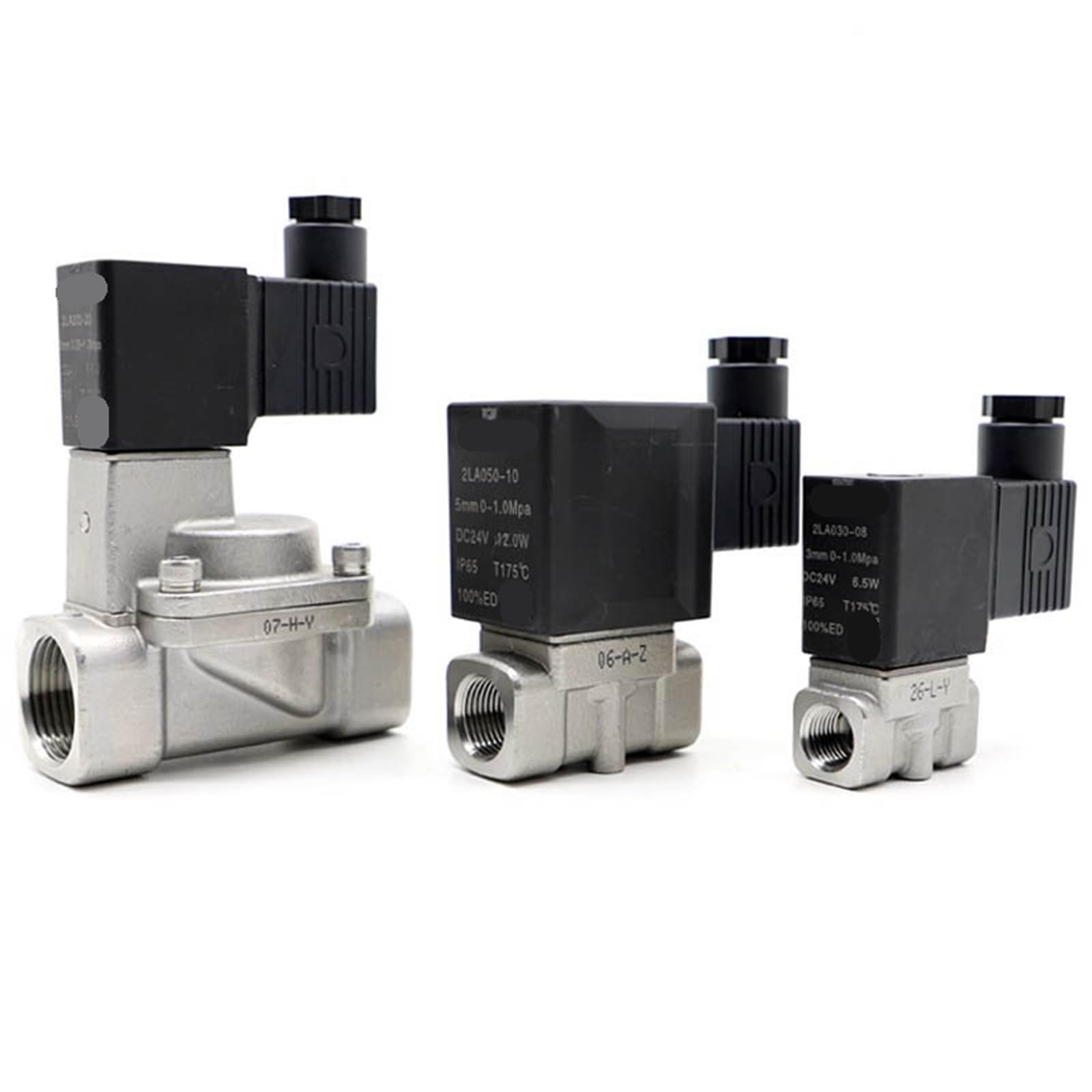 Électrovanne vapeur inox 2LA03006C AC110V pour fluides thermiques de haute température
