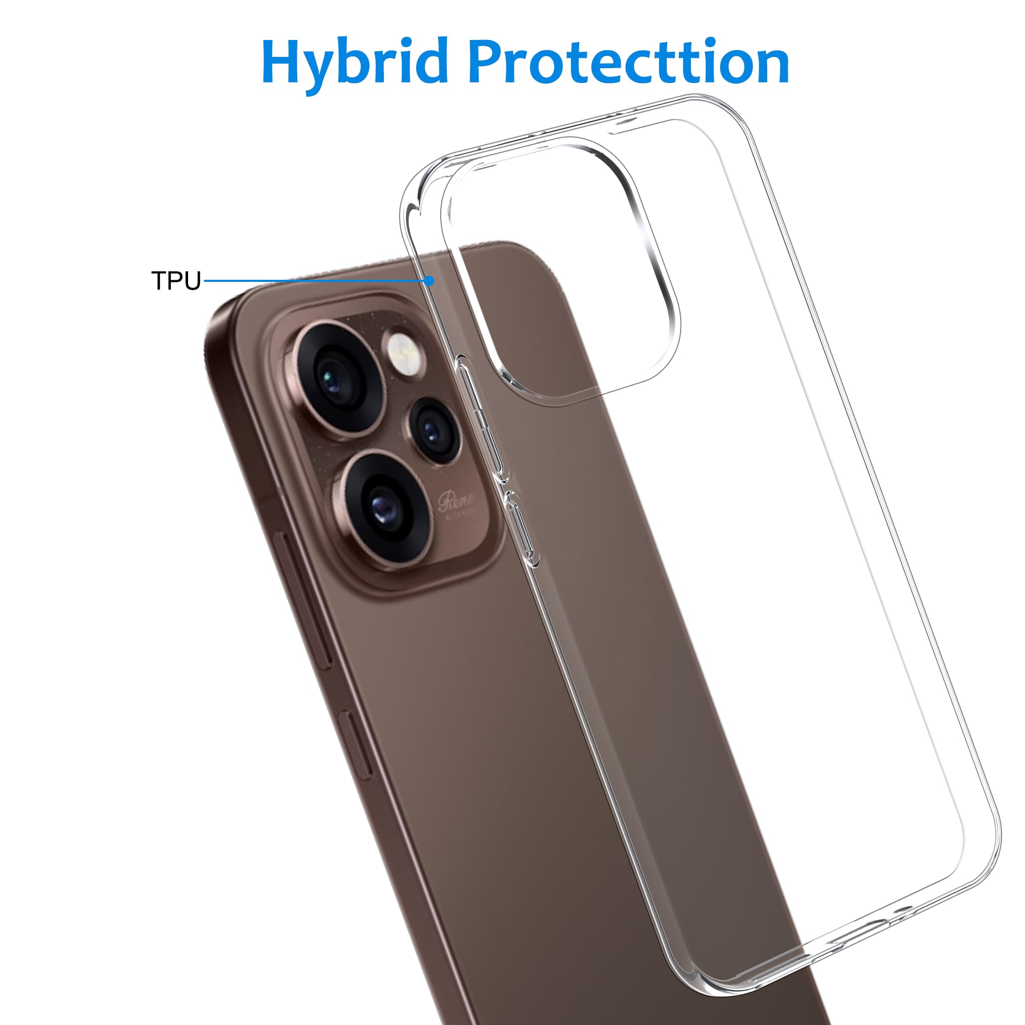WUACYEAMING per Oppo K10 Pro 5G Cover,antiurto in silicone