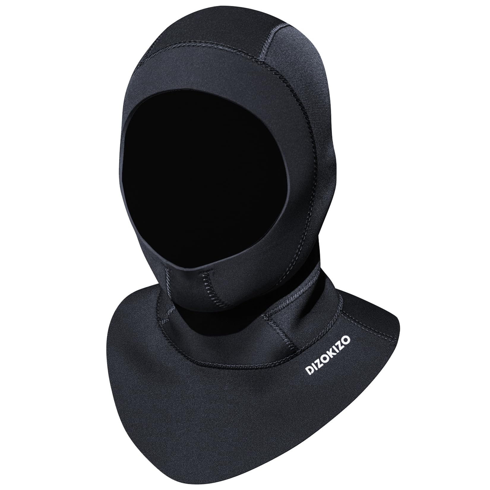 Wetsuit Hood, Thermal Diving Hood with Flow Vent for Women Men, Unisex 3mm Neoprene Hat Cap for Scuba Kayaking Snorkeling Sailing Water Sports