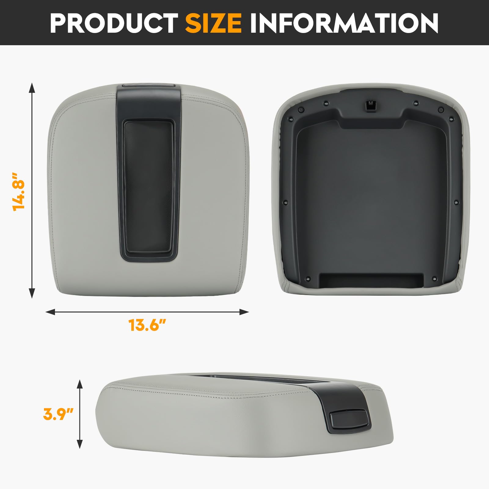 Fit For Chevy GMC Silverado Sierra Center Console Armrest Pad Lid Cover Assembly - Foto 5