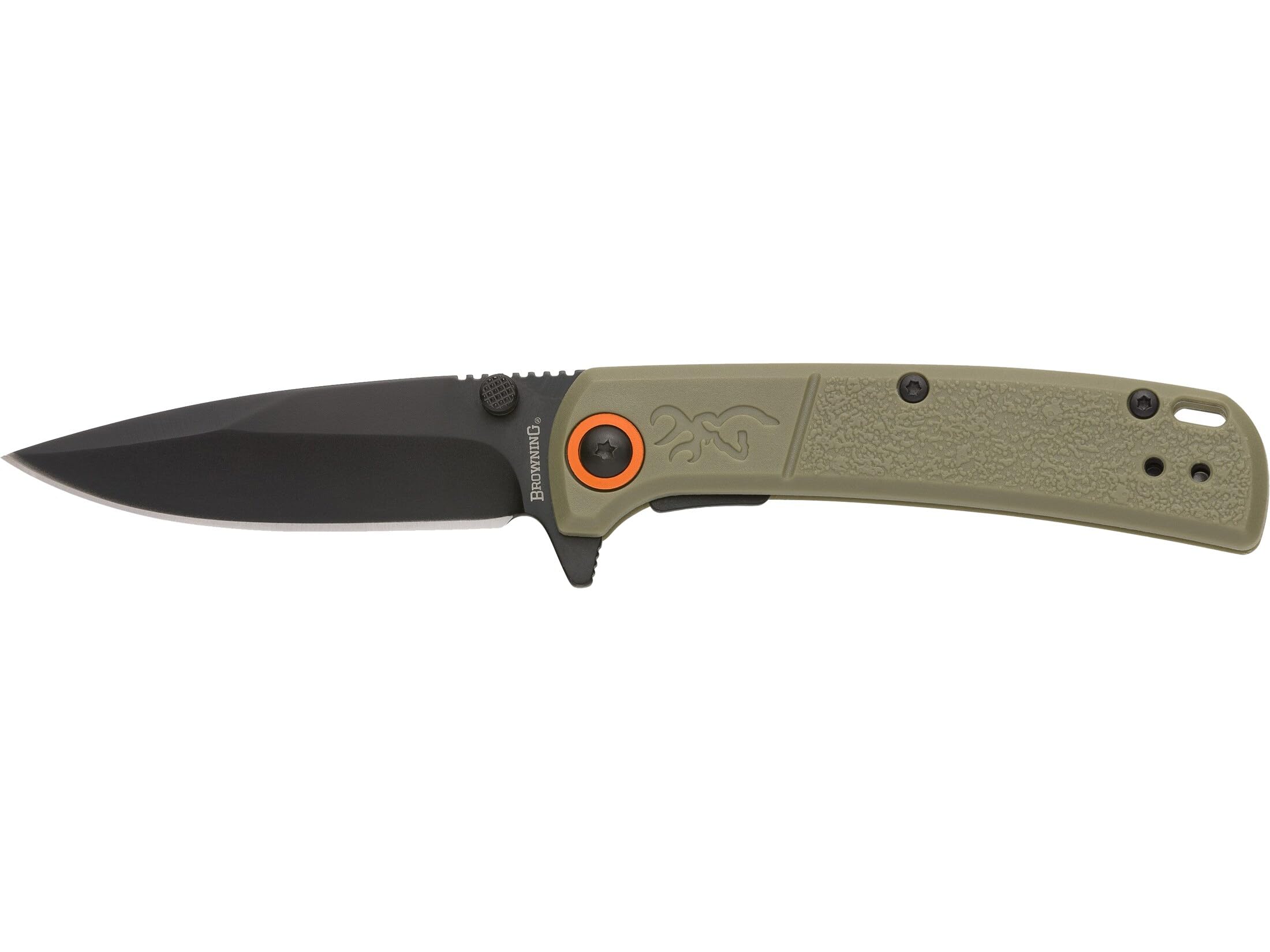 Browning3220543B: Knife, Buckmark Slim Sage Small