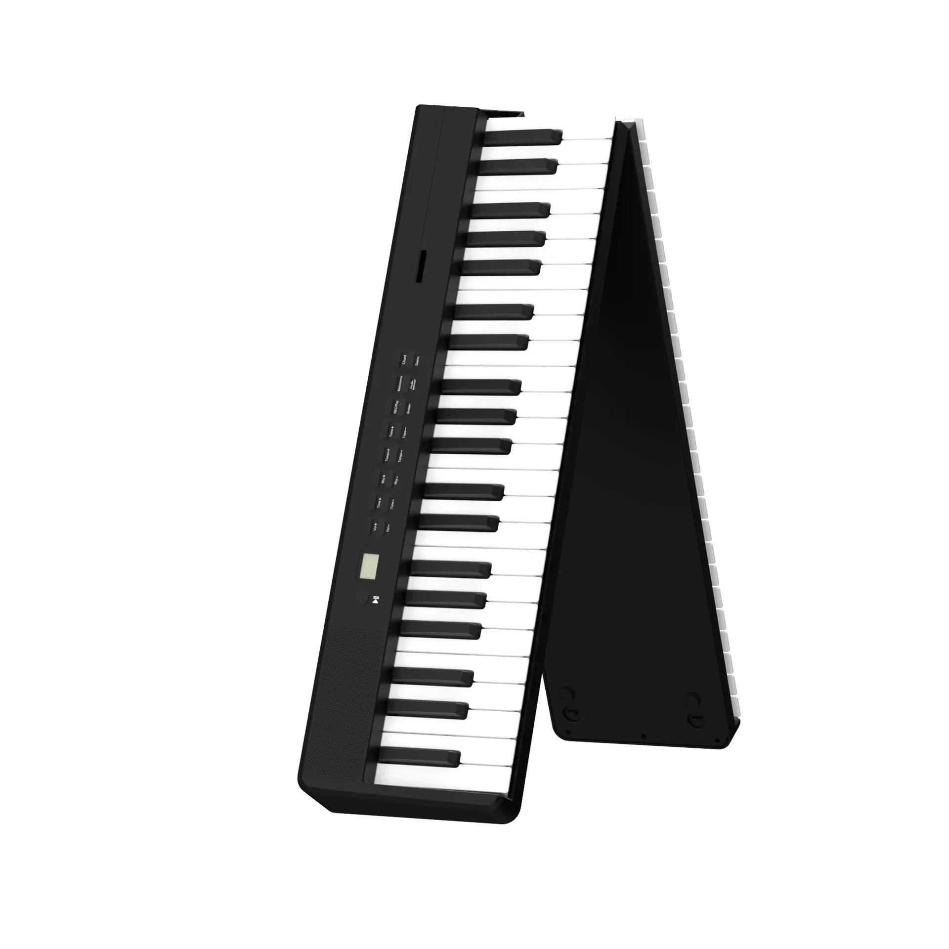 Piano Electrónico Teclado De Piano Electrónico Plegable De 88 Teclas Instrumento De Práctica Para Principiantes Adultos