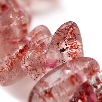 Amazon.co.jp: レピドクロサイト イン クォーツ さざれ ブレスレット