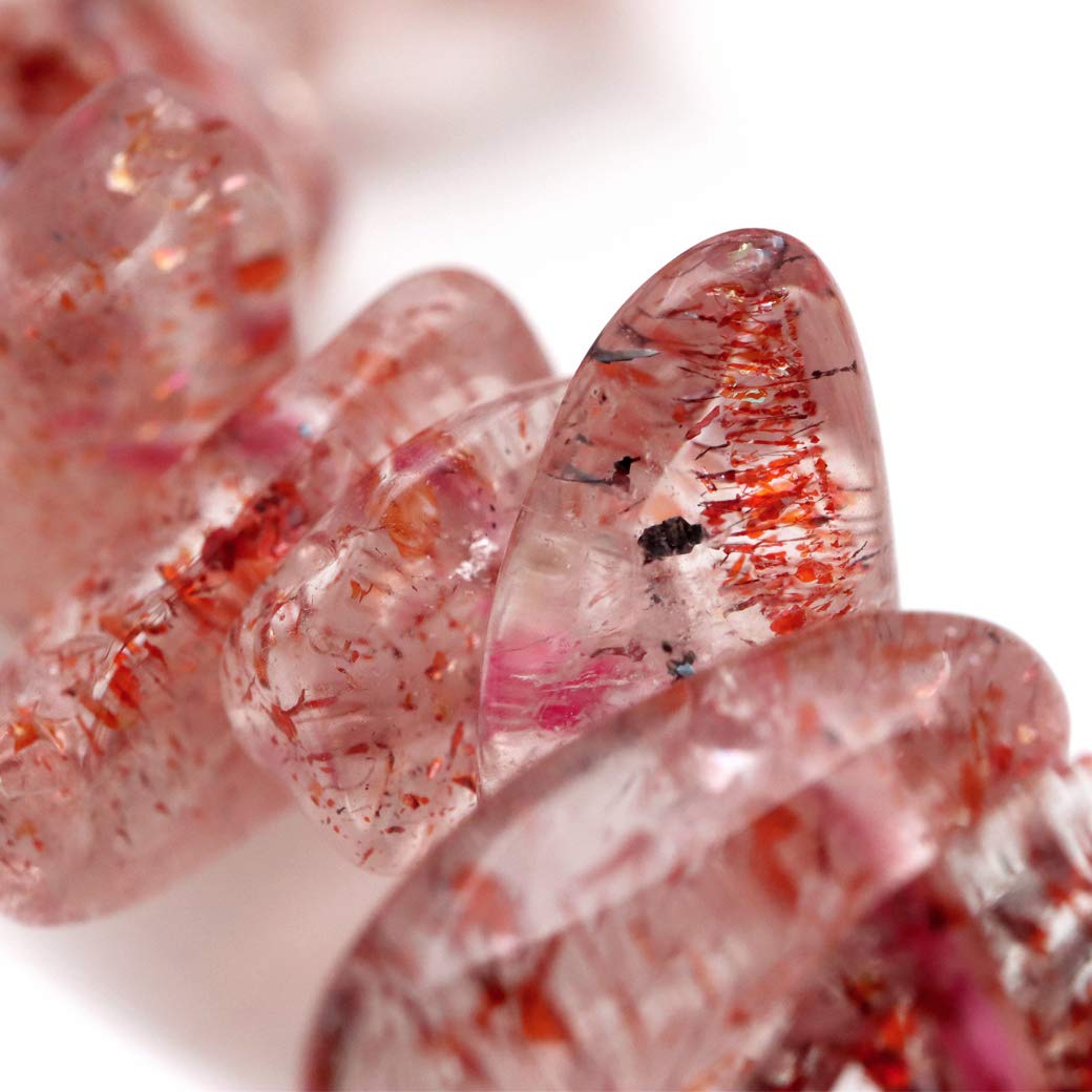 Amazon.co.jp: レピドクロサイト イン クォーツ さざれ ブレスレット