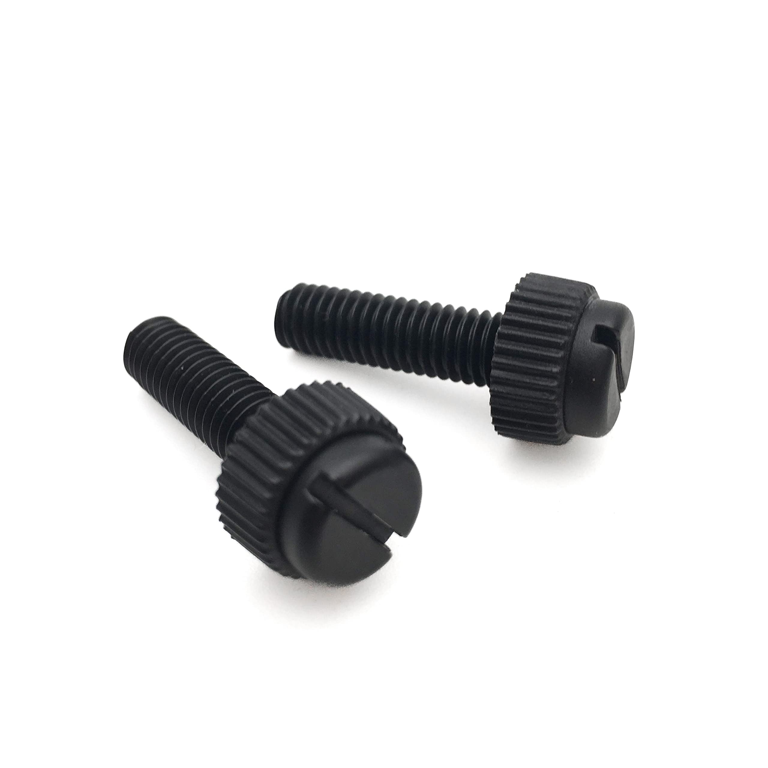 Black Nylon Knurled Thumb Screws M6 8-40mm 16mm / 100
