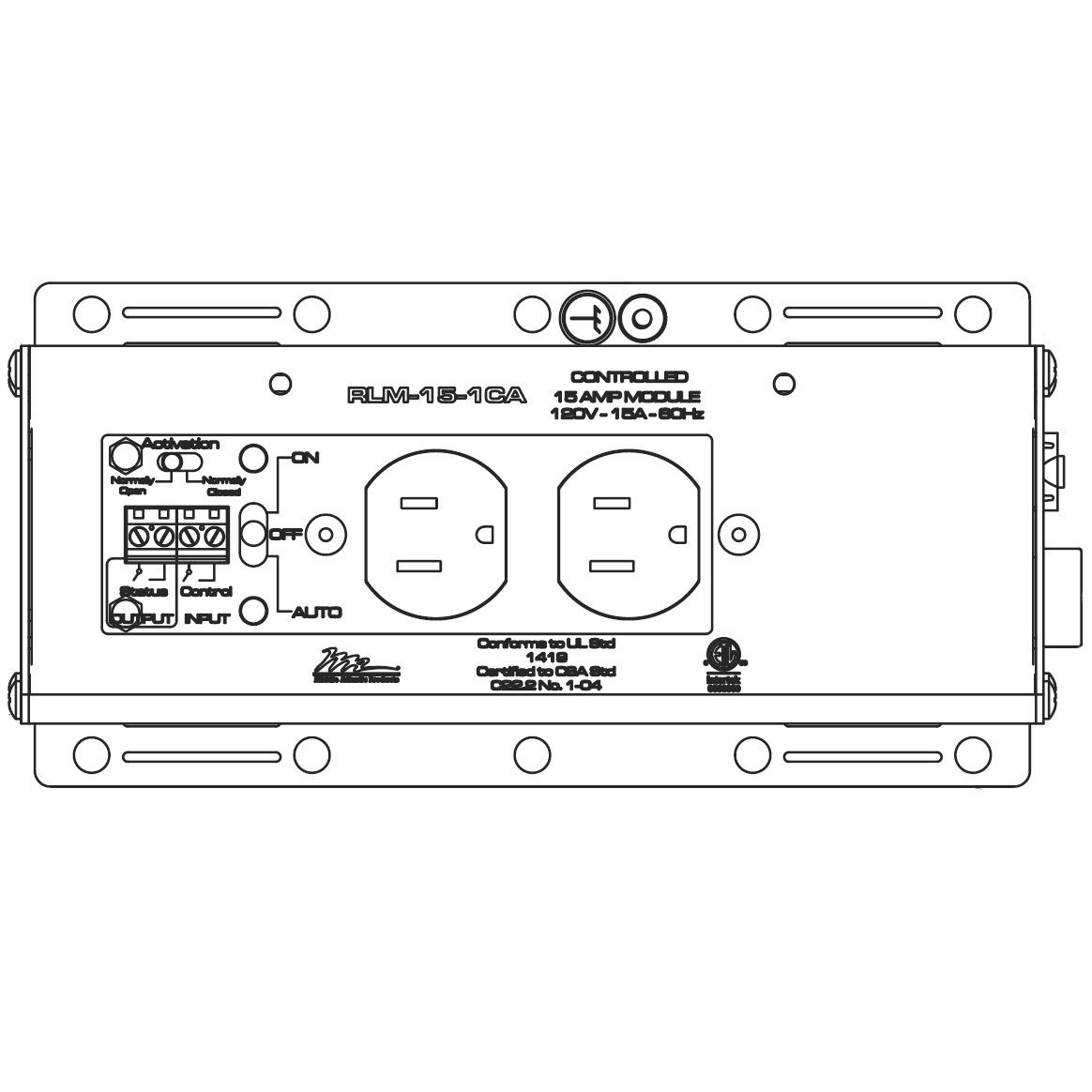 Middle AtlanticProducts RLM-15-1CA