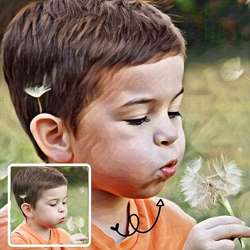 Miniatura 8 de Kit de pintura por números para adultos principiantes, lienzo personalizado para hacer tu foto, juego de pintura de color por números, regalo para