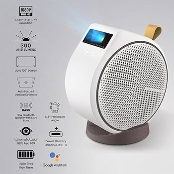 BenQ GV31 Smart Portable LED FHD Projector,Built-in Battery